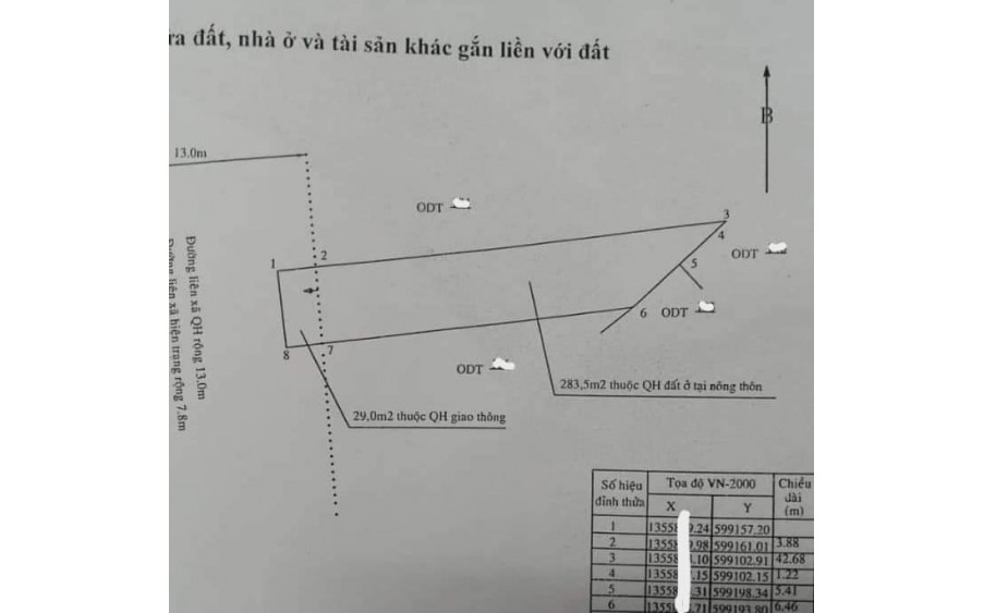 Lô đất mặt tiền Cầu Dứa Phú Nông - Vĩnh Ngọc, Nha Trang. Giá chỉ 21tr/m2